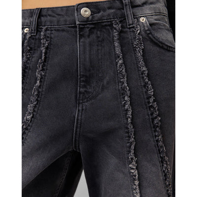 Baggy Jeans with Tassels