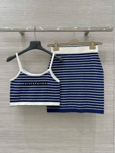 Miu Miu set stripes