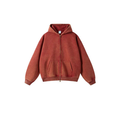 Graphic Heavyweight Zipped Hoodie