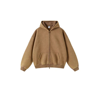 Graphic Heavyweight Zipped Hoodie