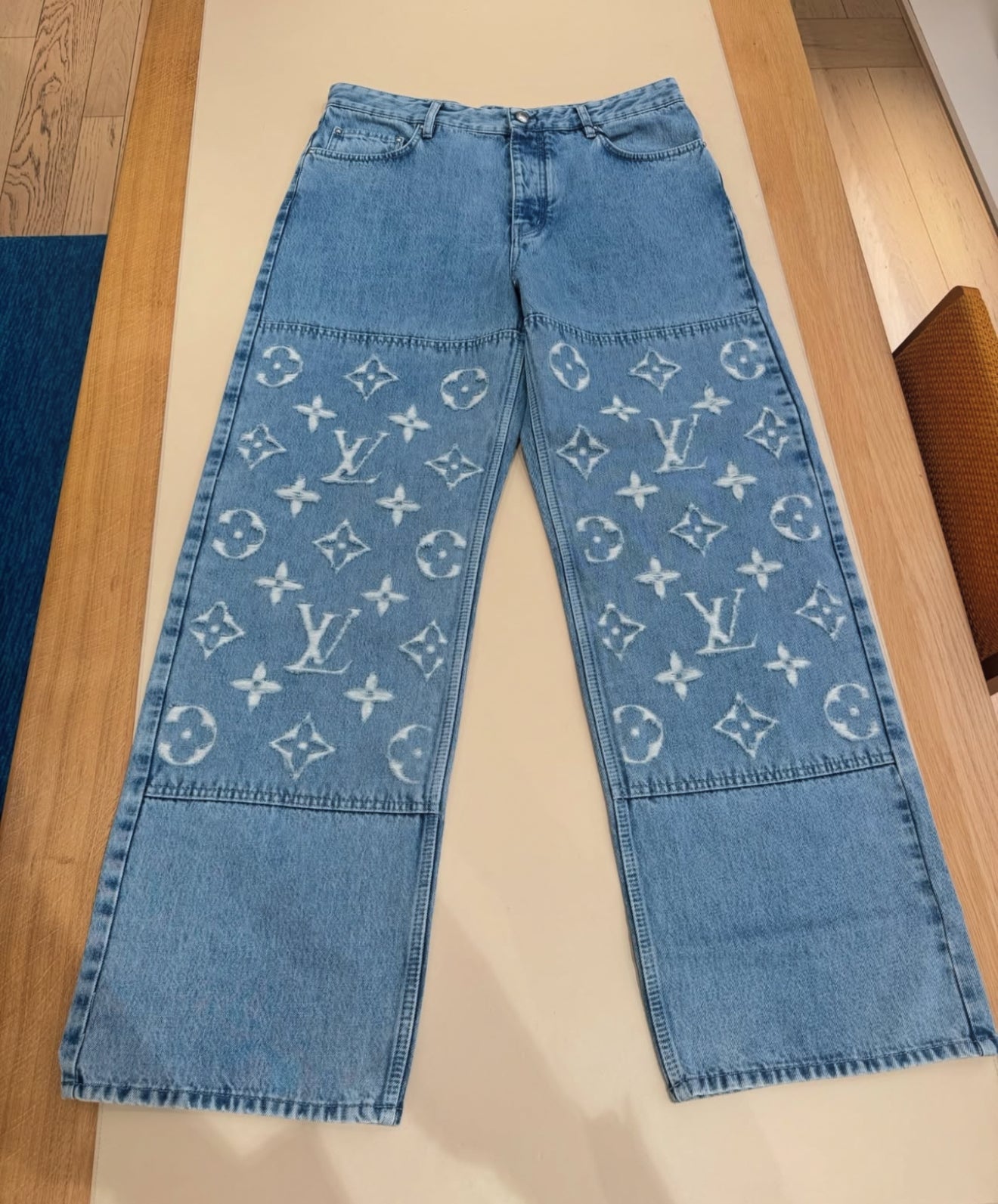 LV skater jeans blue