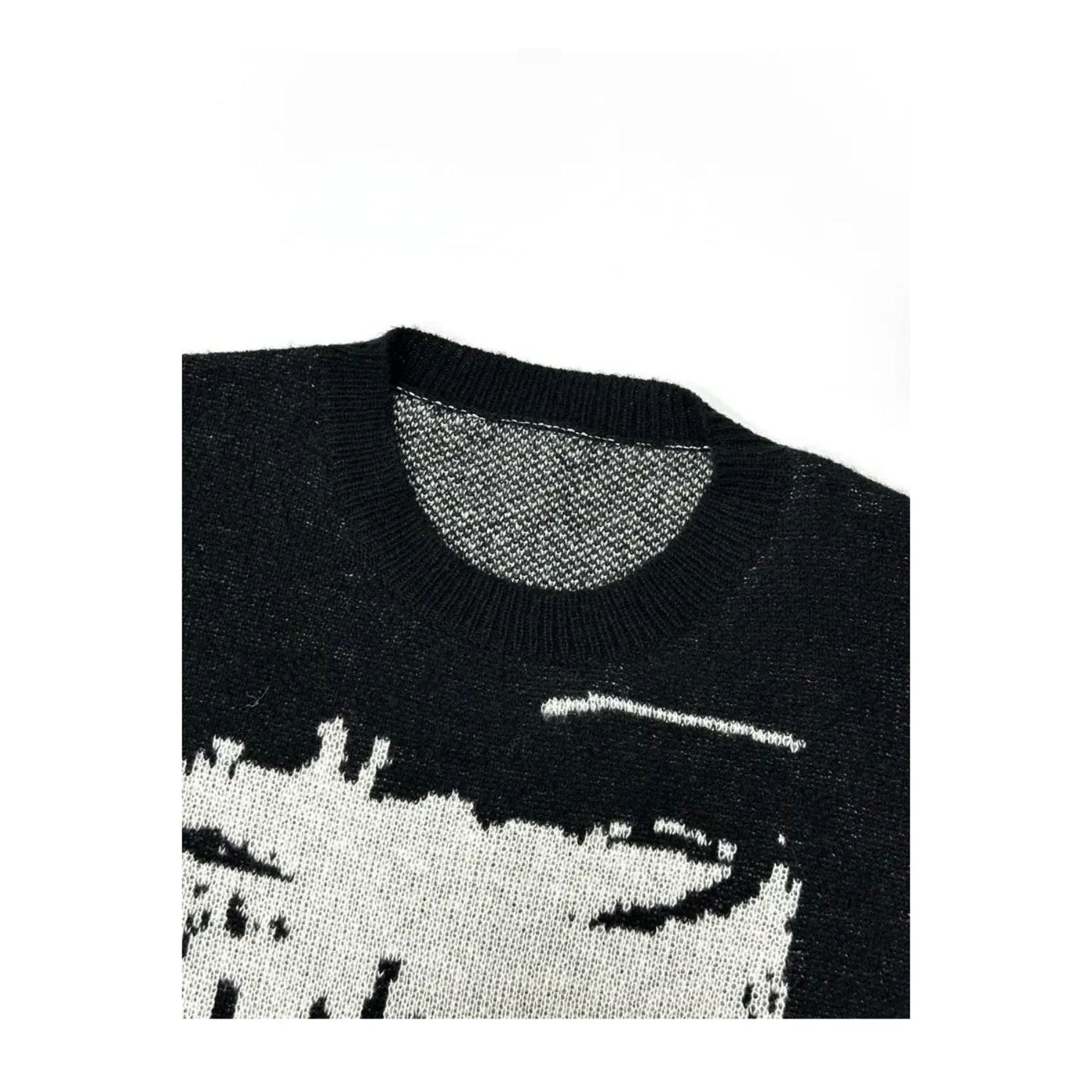 'Telepathy' Graphic Knitted Sweater
