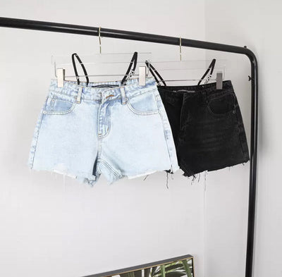Wang denim shorts