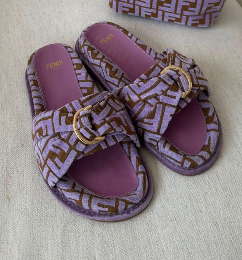 FENDI SANDALS PURPLE