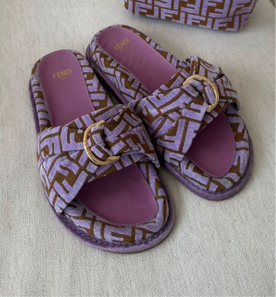 FENDI SANDALS PURPLE