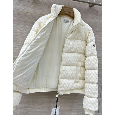 MONCLER KNIT COTTON JACKET