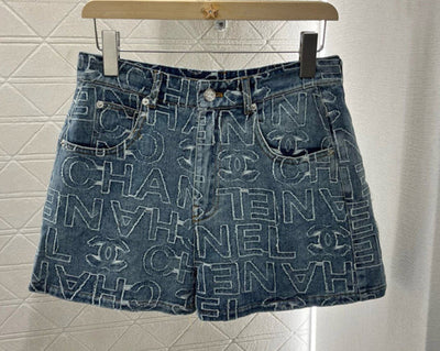 CC denim shorts