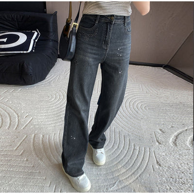 LV diamonds jeans black/denim