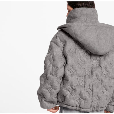 LV PUFFER COAT GREY