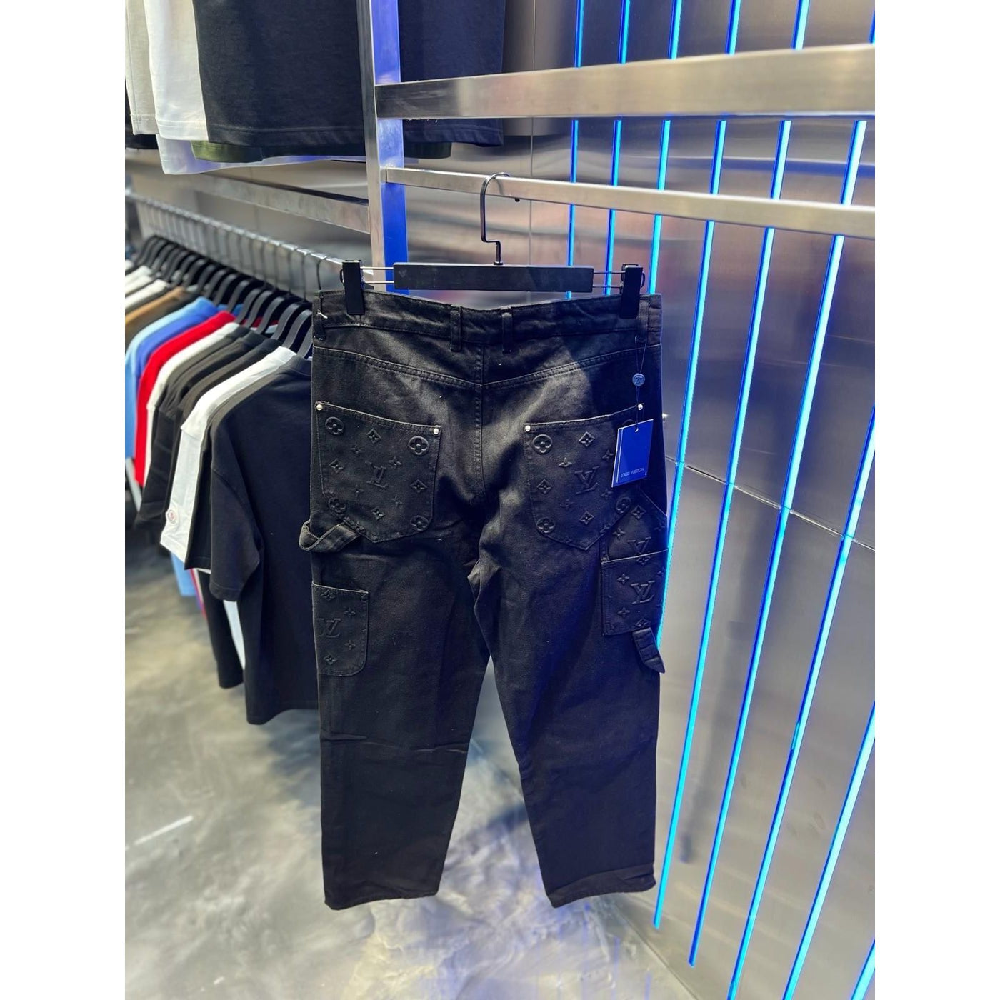 LV carpenter denim jeans black