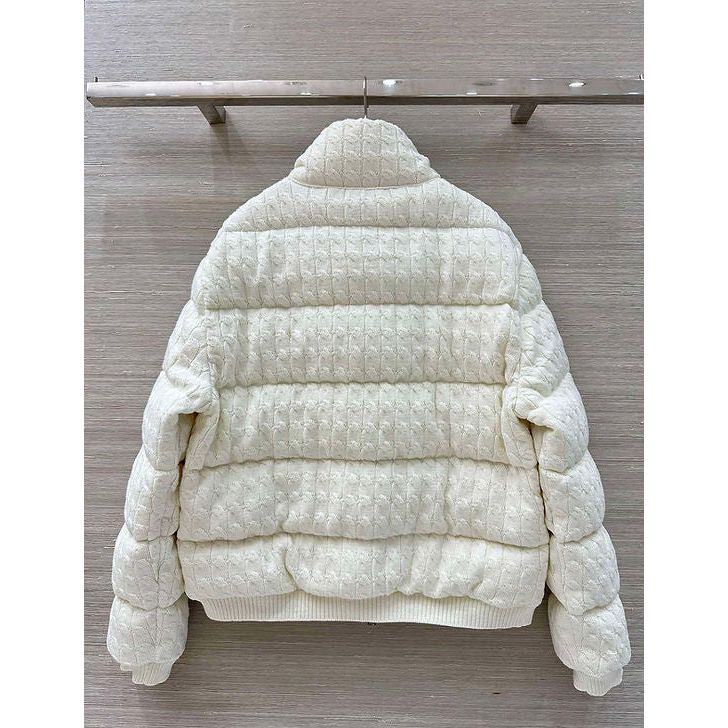 MONCLER KNIT COTTON JACKET