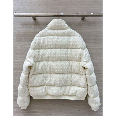MONCLER KNIT COTTON JACKET