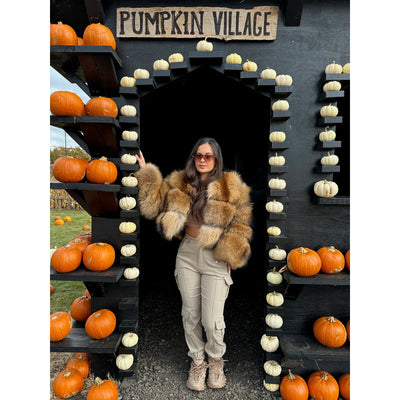 BUBBLE MINI COAT HONEY FOX