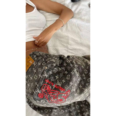 LV VINTAGE MONOGRAM JEANS