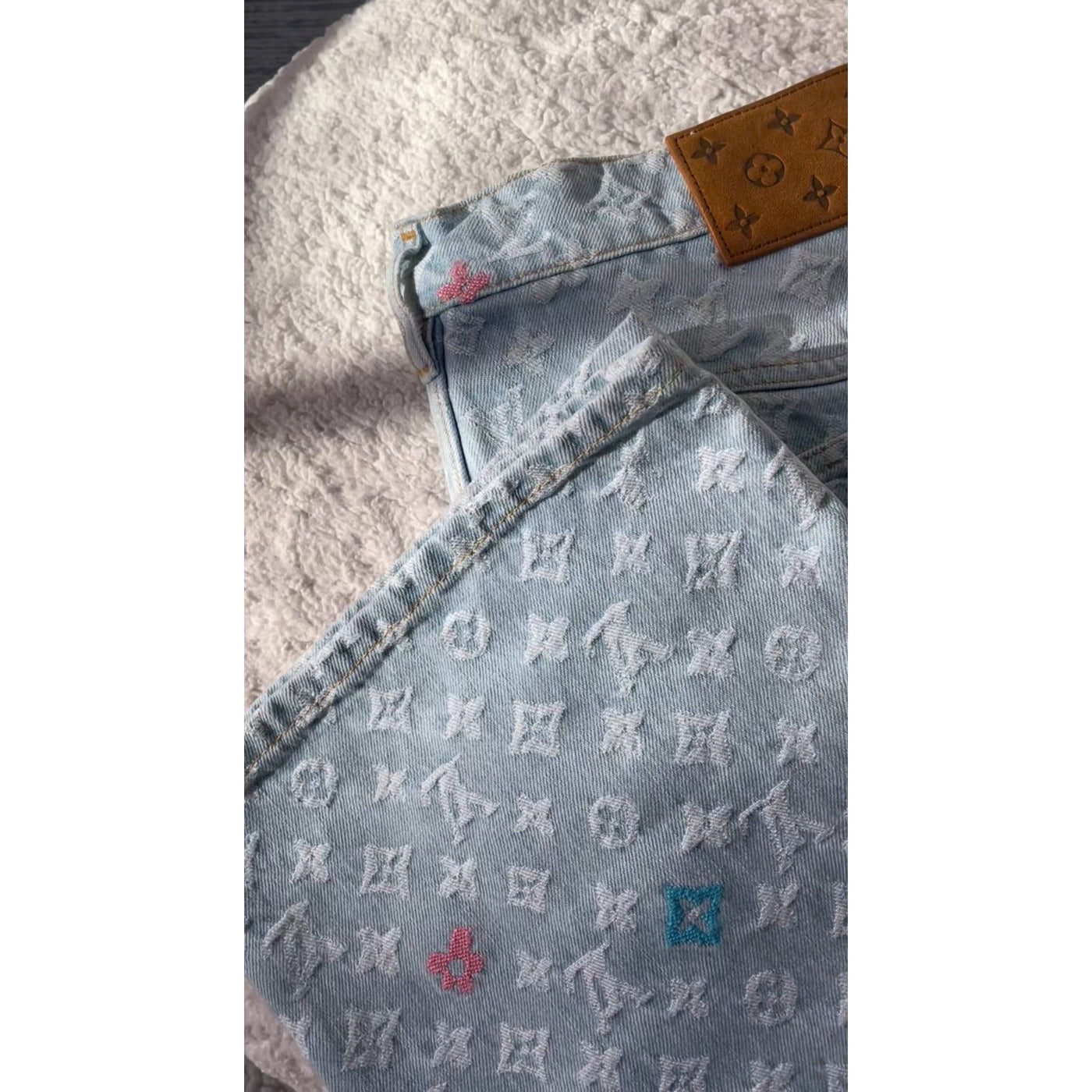 LV Monogram jeans