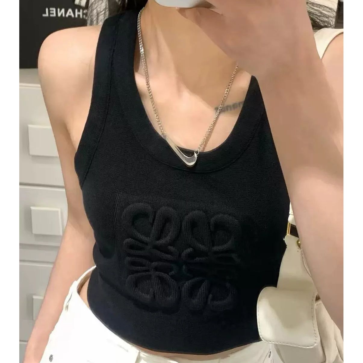 LOEWE CROPPED TANK TOP