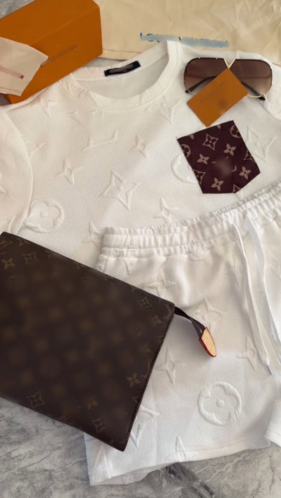 LV short two piece set