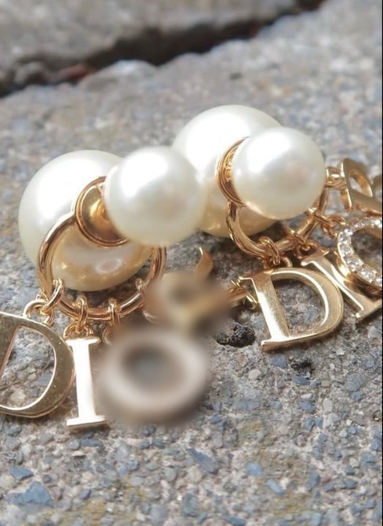 Dior Letters earrings luxe