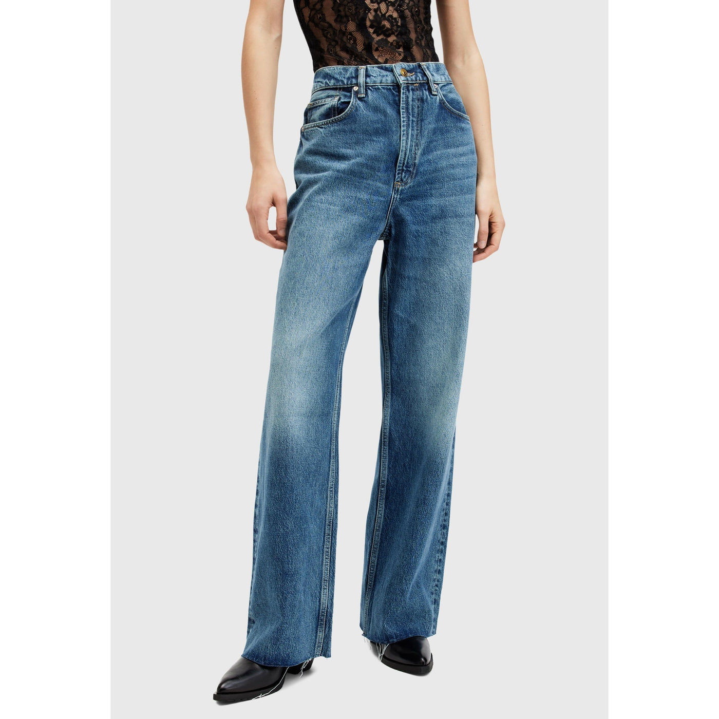 Relaxed fit jeans - blue